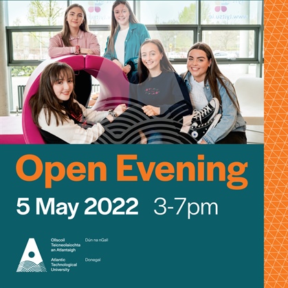 Atlantic Technological University Donegal Open Evening – Register Today