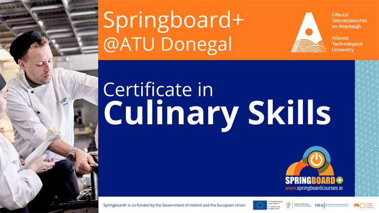 Springboard @ ATU Donegal - Certificate in Culinary Skills